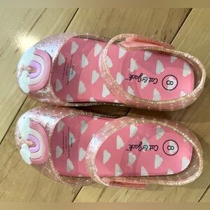Car + Jack little girl “jelly” slip on shoes ✨ 💖 size 8